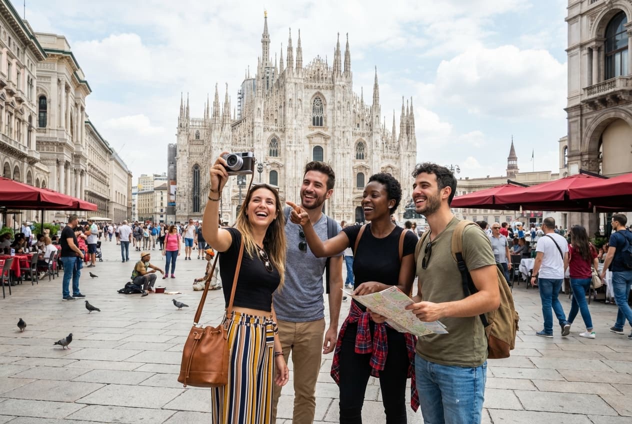 One Vibrant Day in Milan — Friends' Edition