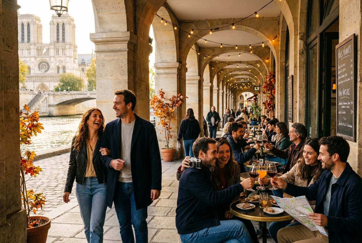 Paris in November — Covered Passages, Natural Wine & River‑Lit Strolls (4 days)