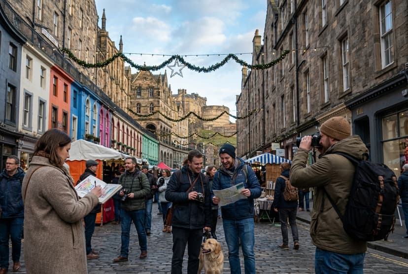 Reveillon in Edinburgh — Torchlit Creativity for Artists