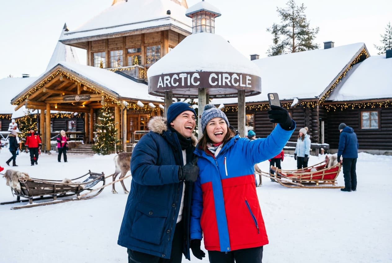 Romantic 3‑Day Winter Escape — Rovaniemi for Couples