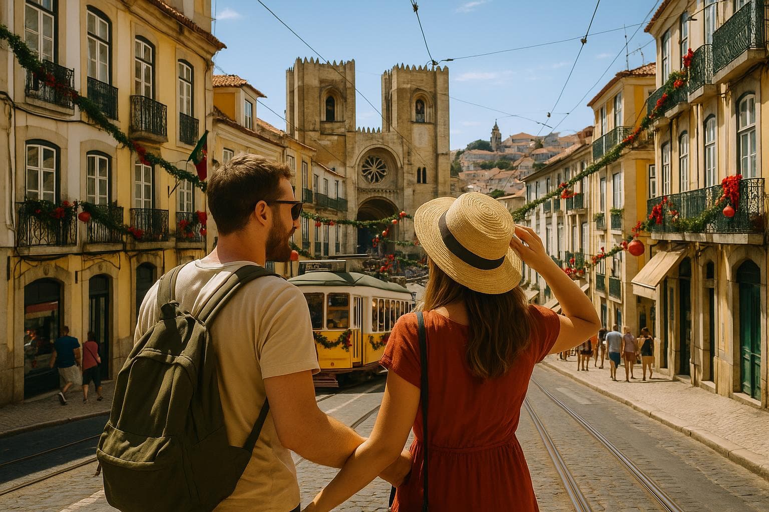 Romantic Alfama & Sunset: A Couples' Day in Lisbon (Tram 28, Castle & Fado)