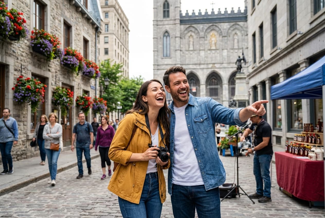 Romantic One-Day Montreal: Old Port & Mount Royal for Couples