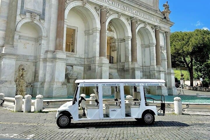 Rome Golf Cart Tour: Half-Day Private or Small Group Sightseeing