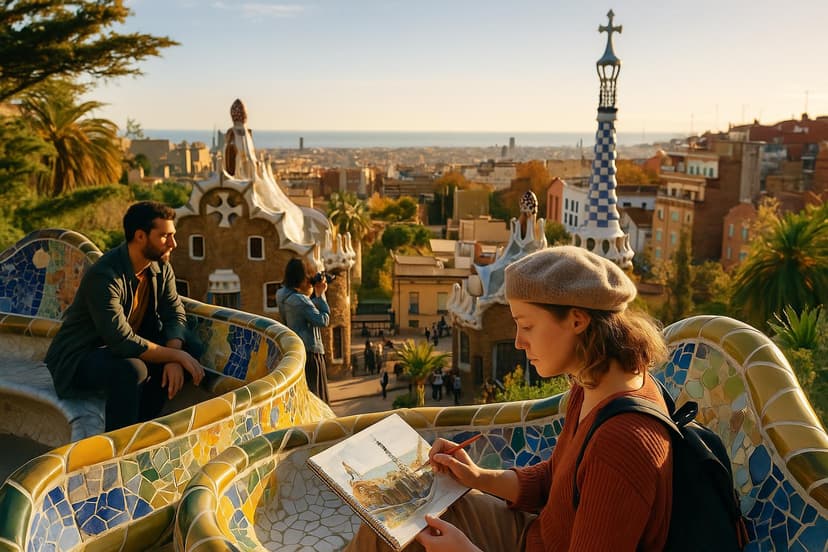 Sketch the City: Gaudí Curves to Seaside Light — Barcelona for Artists (3 days)