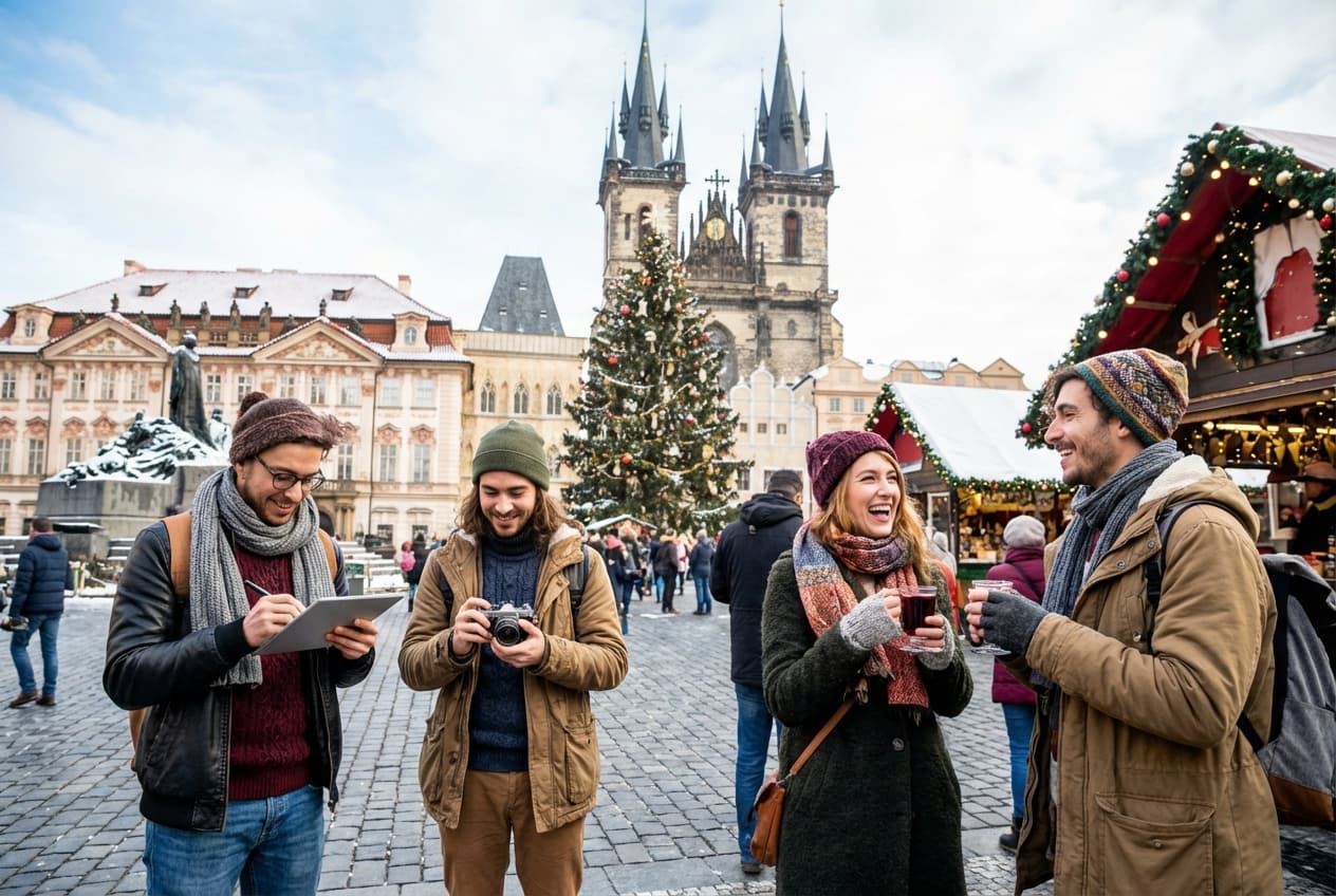 Snow‑dusted Prague: A 3‑Day Bohemian Christmas for Artists