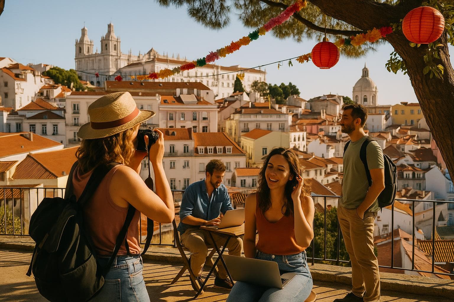 Sunlit cowork cafés and creative nights on the hills — Lisbon (3 days)