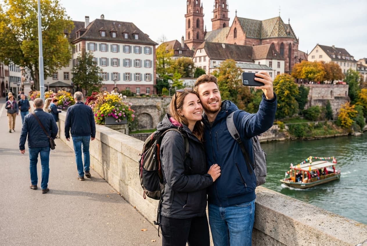 Two Romantic Days in Basel — Riverside Strolls, Art & Intimate Moments