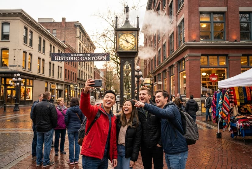 Vancouver in a Day — Granville Island Kayak, Seawall Ride & Gastown Live Night