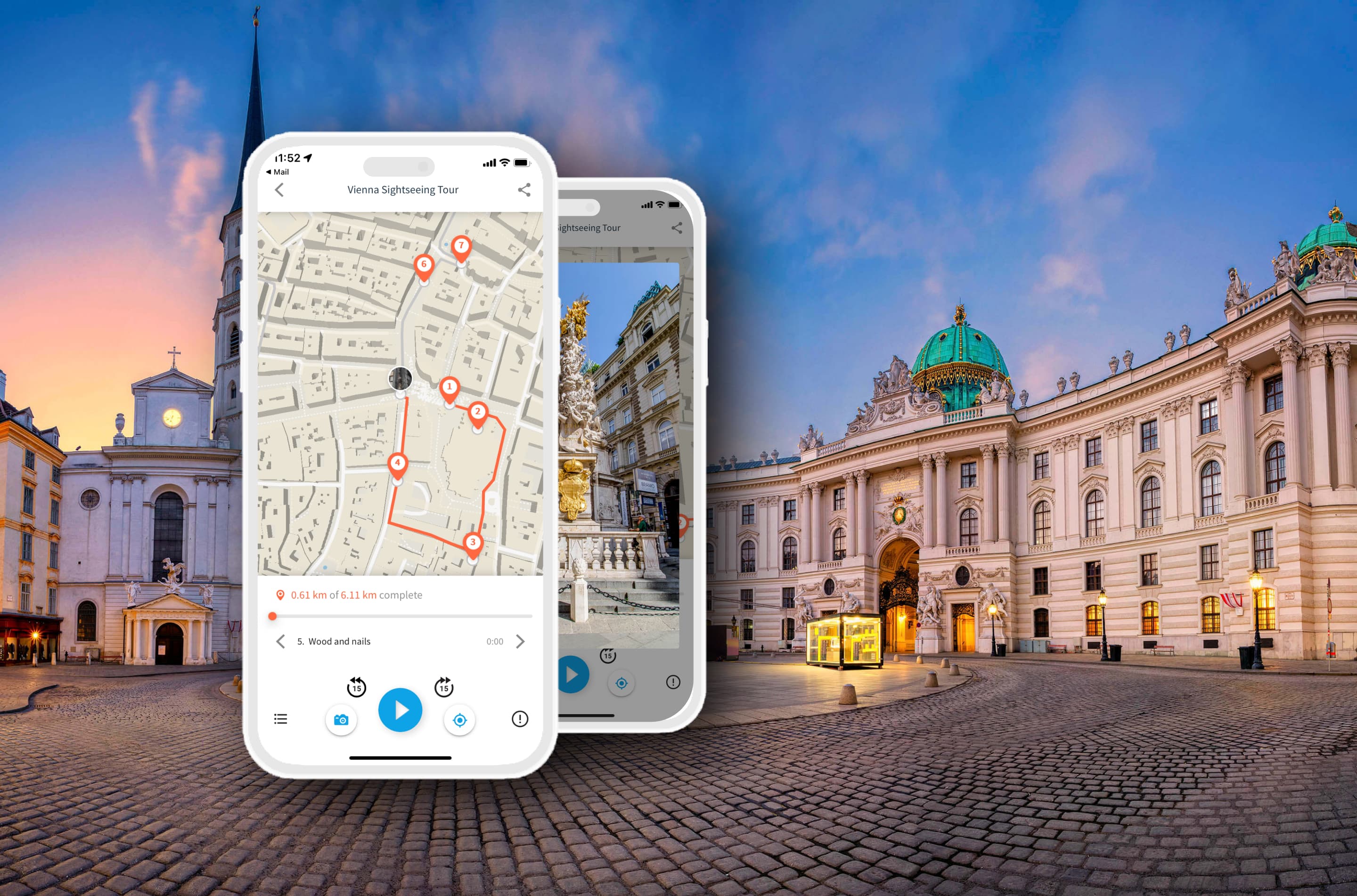 Vienna: City Tour with Audio Guide — Romantic Spring Walk (Couples)