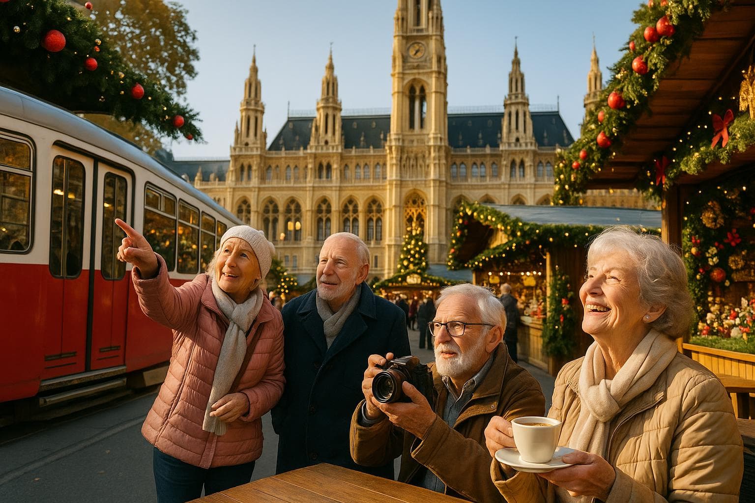 Vienna in Autumn — Ornament & Ease: Coffeehouses, Tram-Looped Christmas Markets & Golden Halls (2 days)