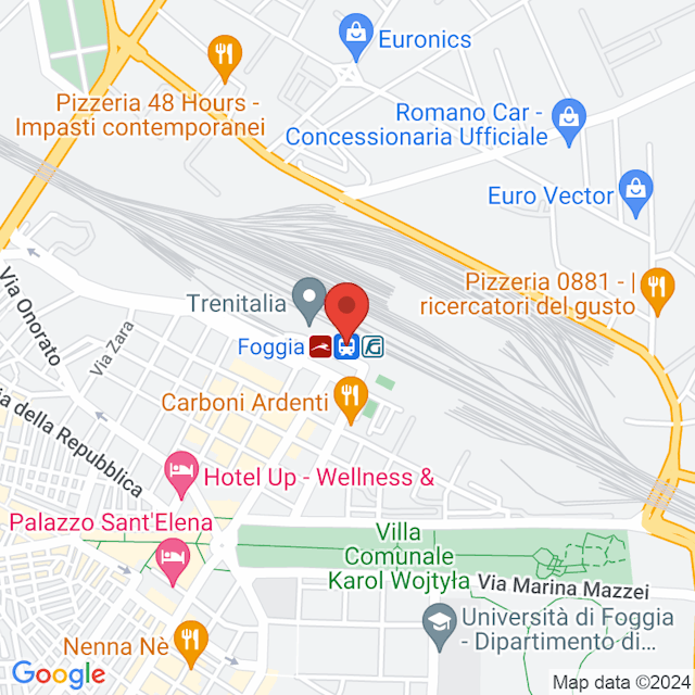 Foggia Centro Piazza Vittorio Veneto map