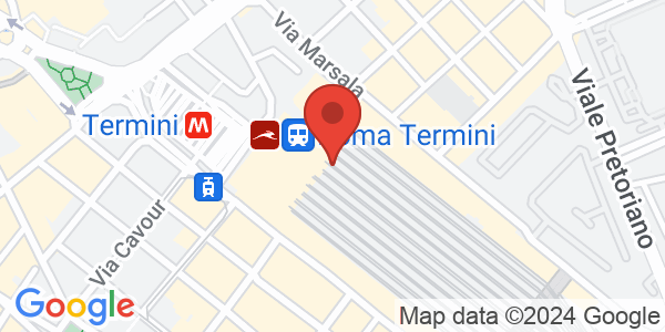 Roma Termini Station map