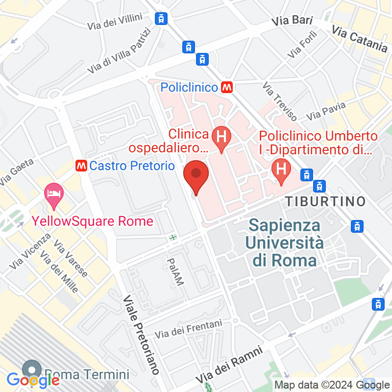 Roma Tiburtina Station map