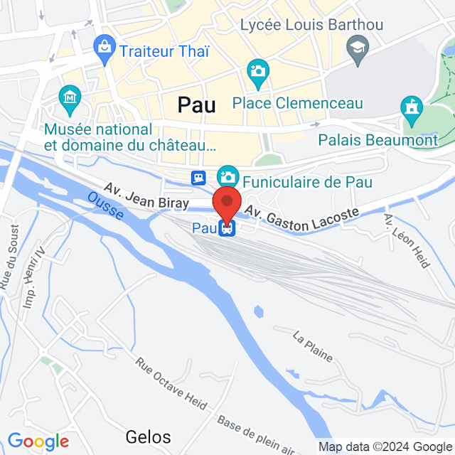 Pau map