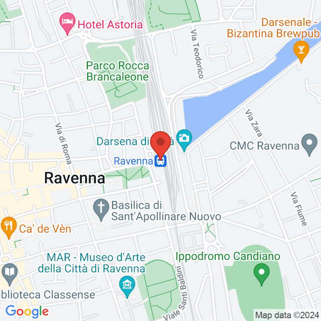 Ravenna Railway Station map