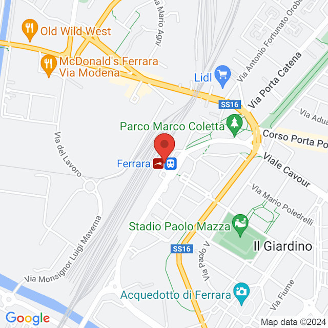 Ferrara map
