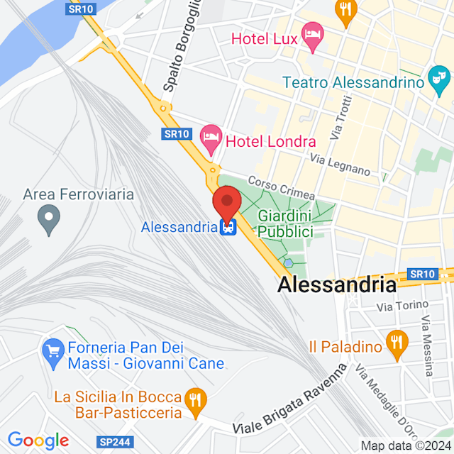 Stazione di Alessandria map