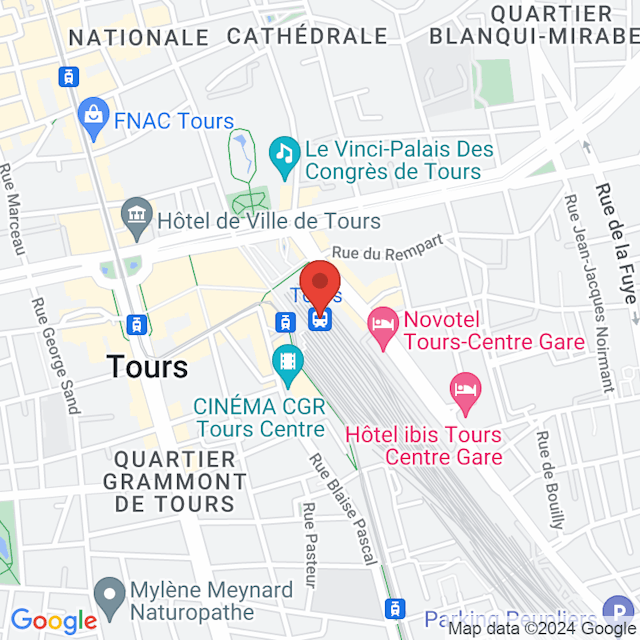 Tours map