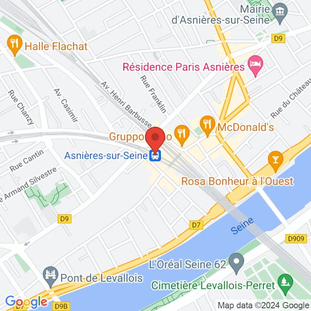 Asnières-sur-Seine map