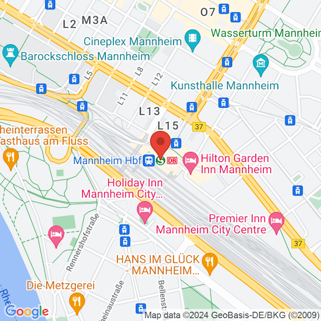 Mannheim map