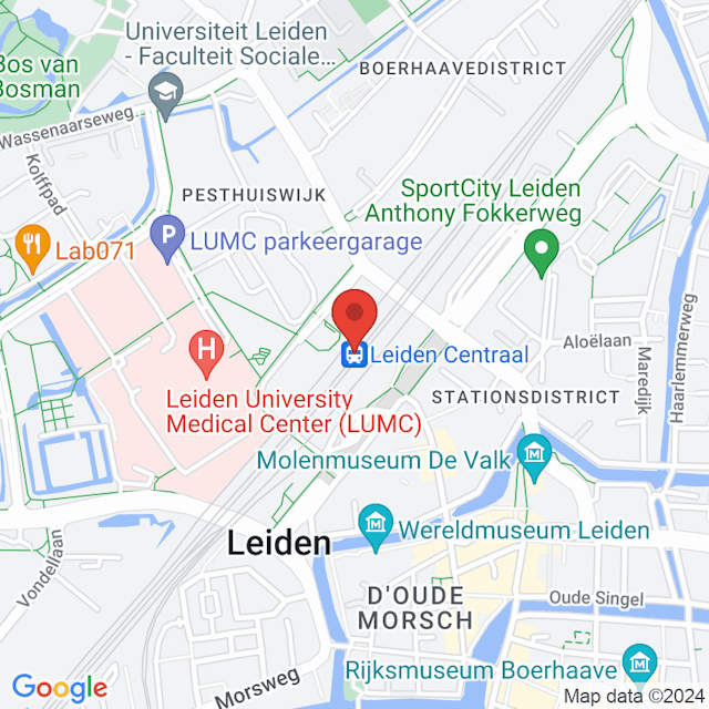 Leiden Centraal map
