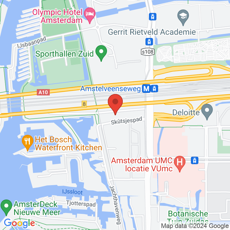 Amsterdam Zuid map