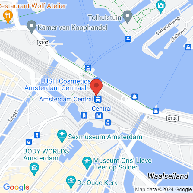 Amsterdam Centraal map