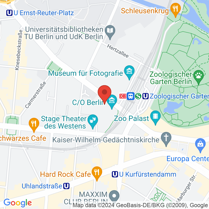 Berlin U-Bahnhof Zoo map