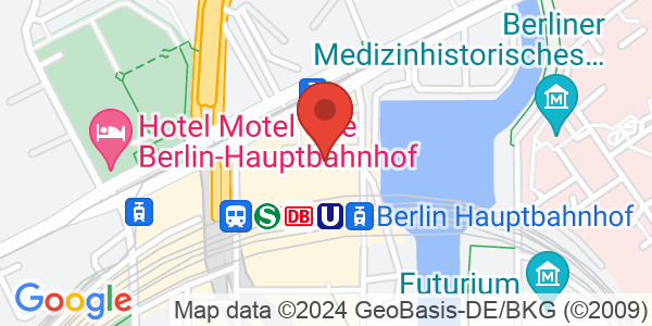 Berlin Hauptbahnhof map