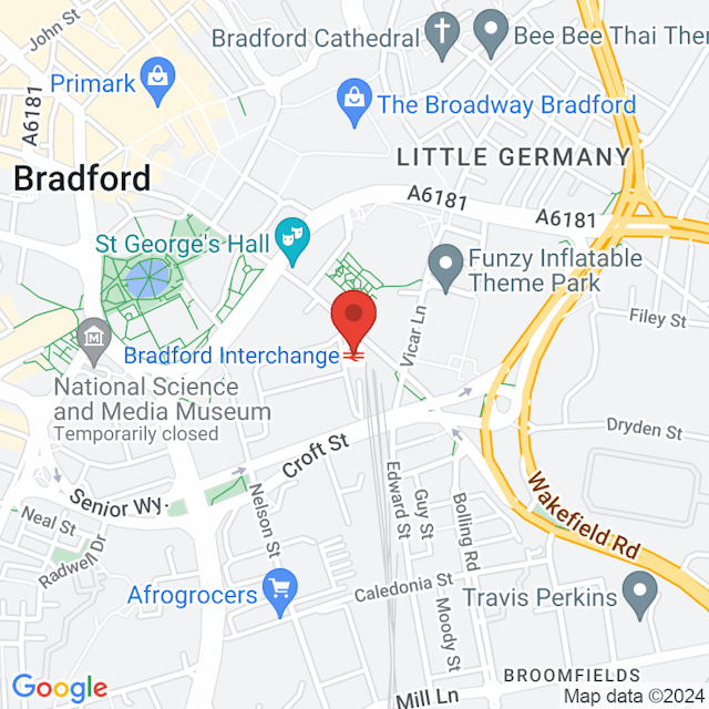 Bradford Interchange map